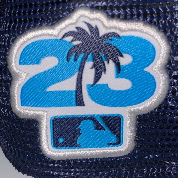 Tampa Bay Rays New Era Navy 2023 Spring Training 59FIFTY Fitted Hat-New - Picture 8 of 9